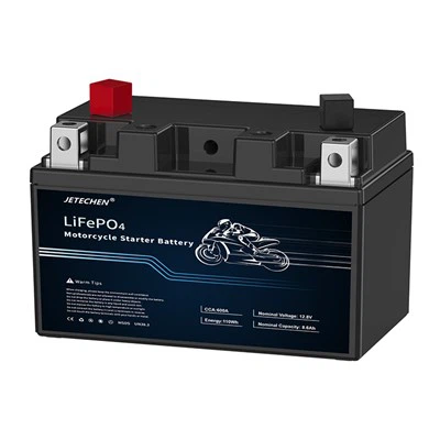 12.8 V 8.6AH 600CCA motocikla akumulators LIFEPO4